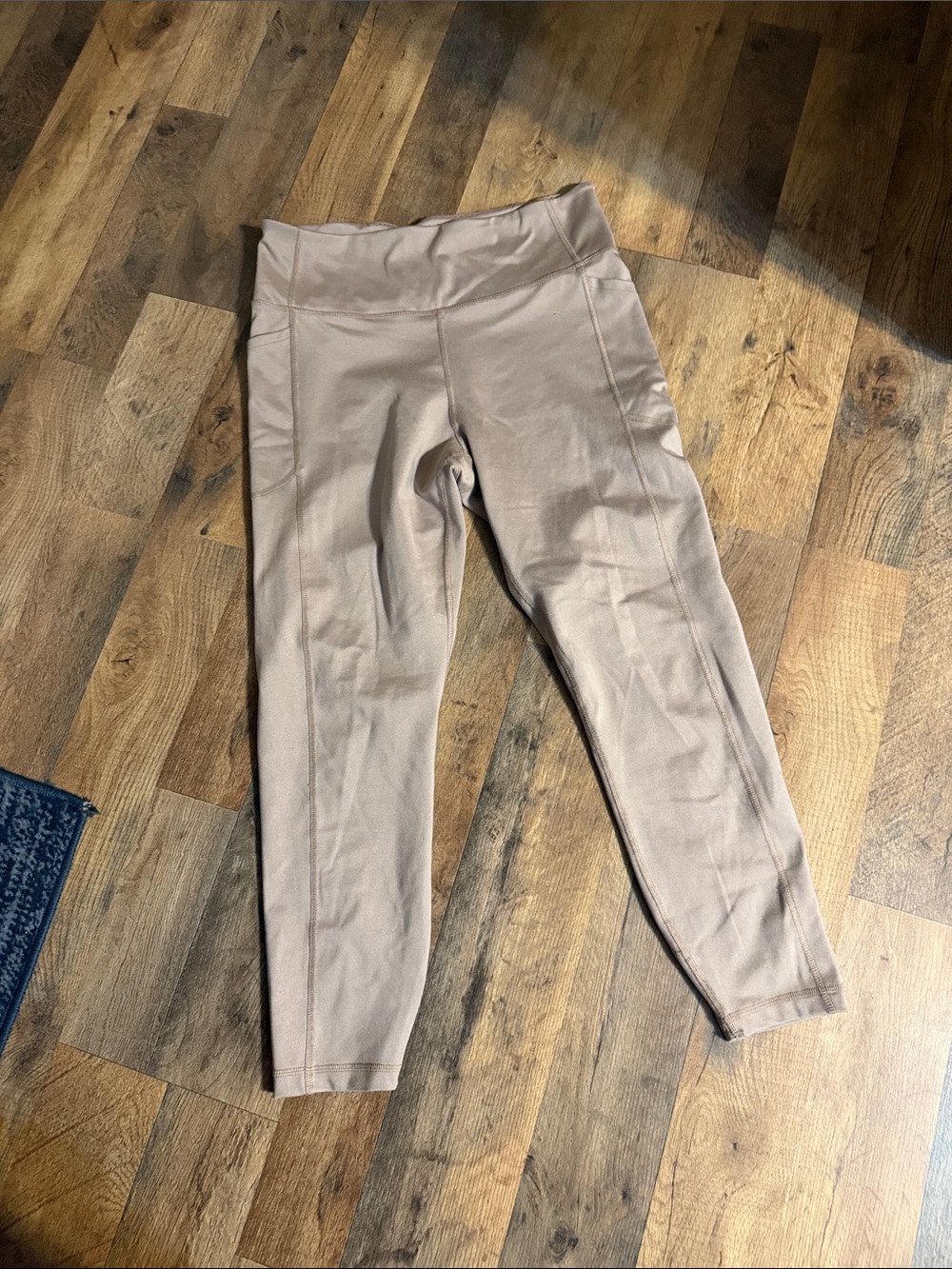 VSX High-Waist Leggings in Taupe Beige with pockets size large